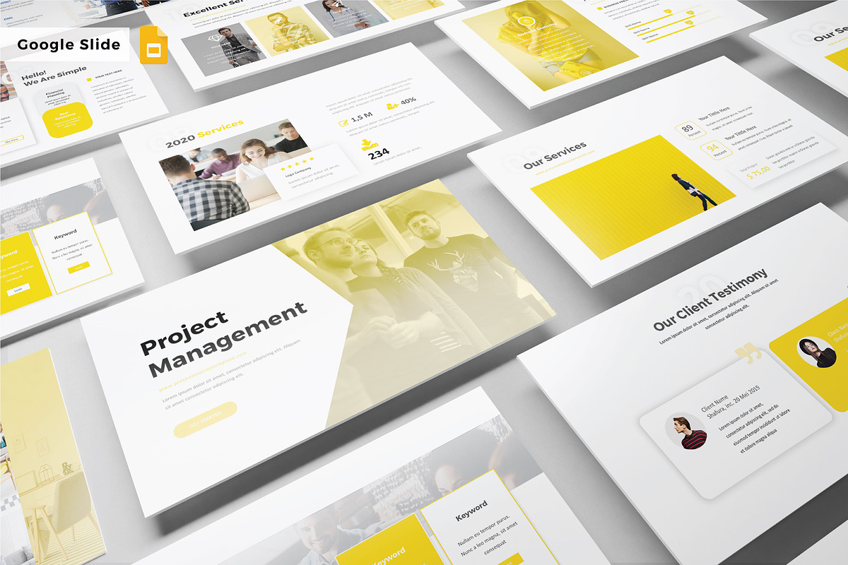 PROJECT MANAGEMENT - Google Slide in Google Slides Templates - product preview 8