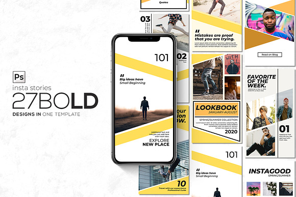 Stories Bold in Instagram Templates - product preview 7