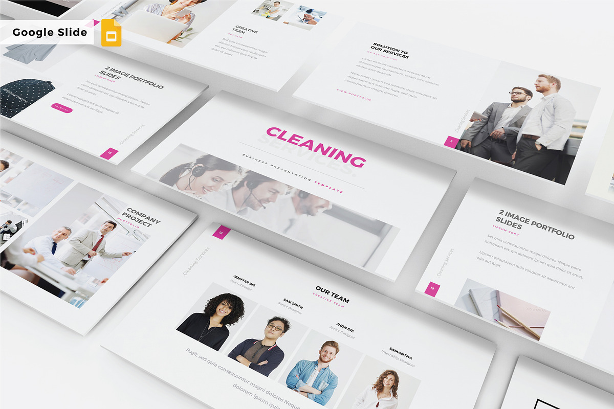 CLEANING SERVICE - Google Slide in Google Slides Templates - product preview 8