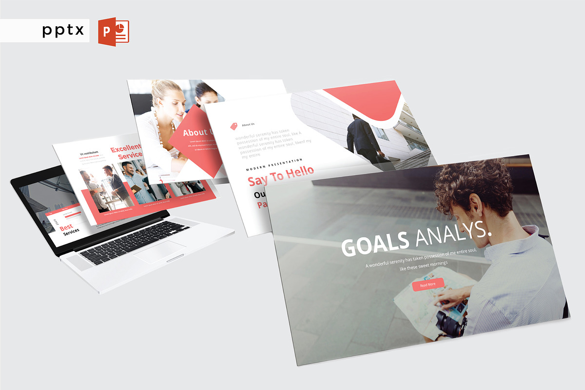 GOALS ANALYS - Powerpoint Template in PowerPoint Templates - product preview 8