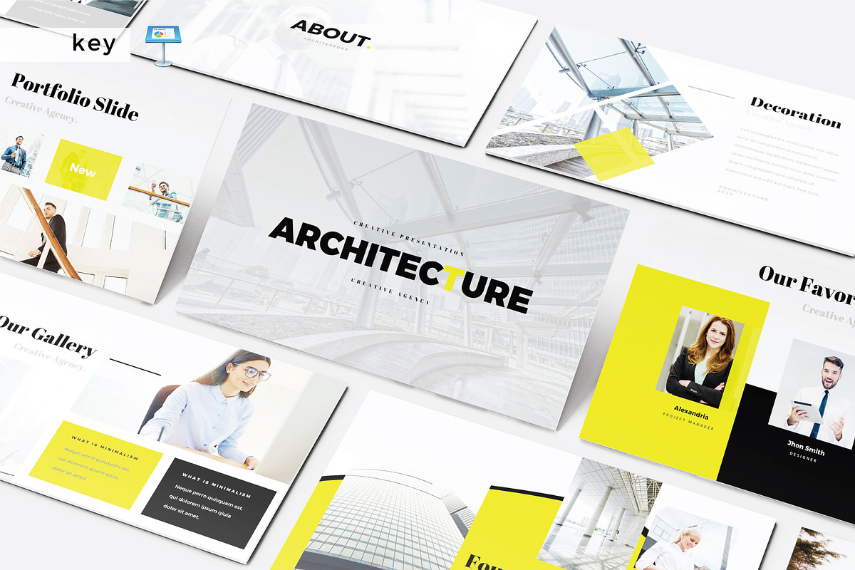 ARCHITECTURE - Keynote Template in Keynote Templates - product preview 8