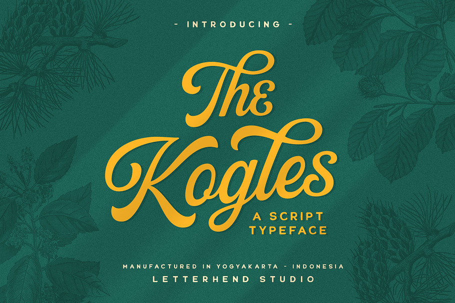 The Kogles Script Typeface in Script Fonts - product preview 8