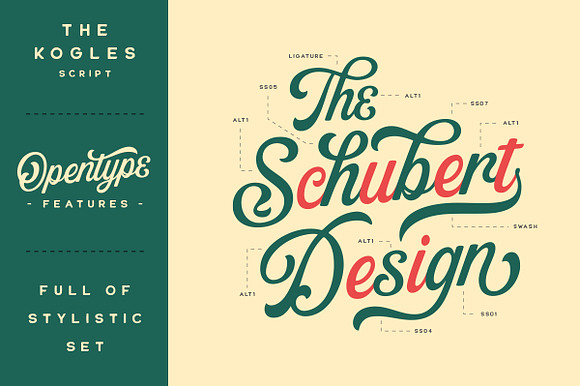 The Kogles Script Typeface in Script Fonts - product preview 4