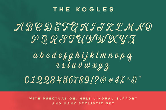 The Kogles Script Typeface in Script Fonts - product preview 9
