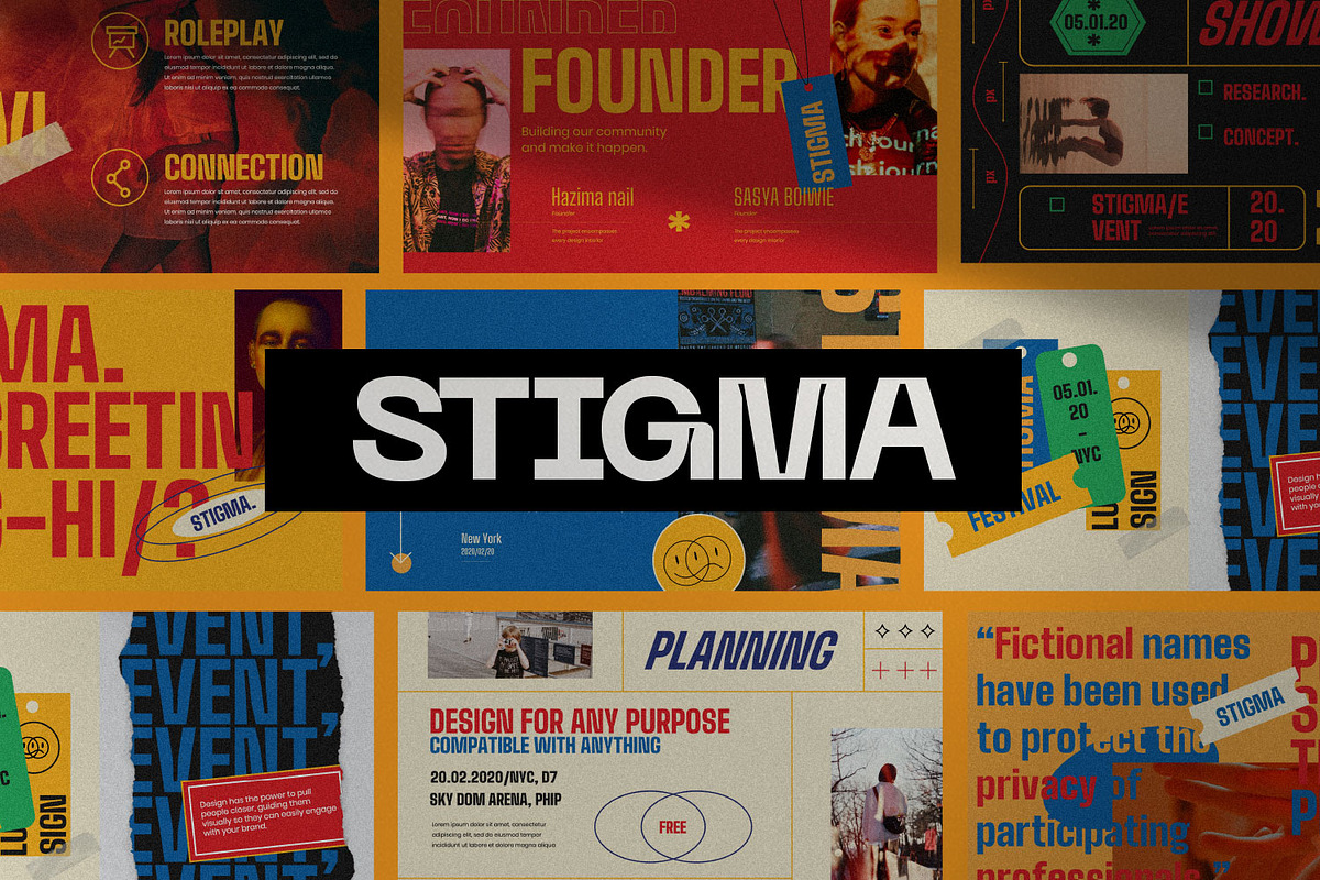 STIGMA Powerpoint - Creative Design in PowerPoint Templates - product preview 8