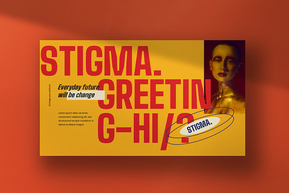 STIGMA Powerpoint - Creative Design in PowerPoint Templates - product preview 1