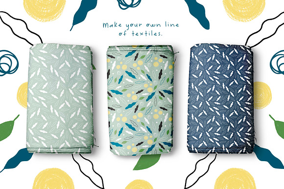 Seamless Leaf Pattern & Illustration in Patterns - product preview 3