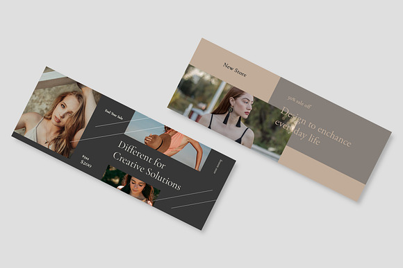 Fashion Vol2 Facebook Cover Template in Facebook Templates - product preview 3