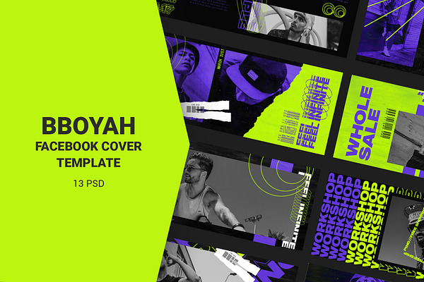 Bboyah Vol1 Facebook Cover Templates
