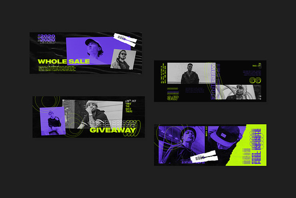 Bboyah Vol1 Facebook Cover Templates in Facebook Templates - product preview 2