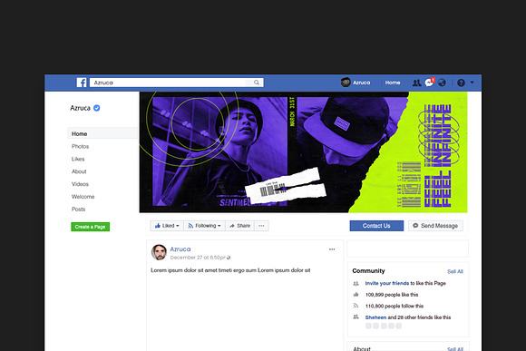 Bboyah Vol1 Facebook Cover Templates in Facebook Templates - product preview 7