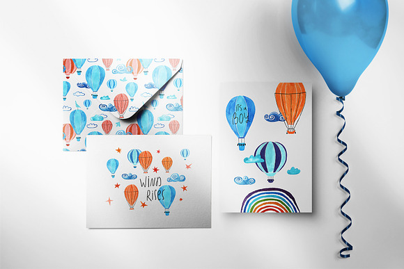 I Believe I Can Fly. Gouache Set. in Graphics - product preview 9