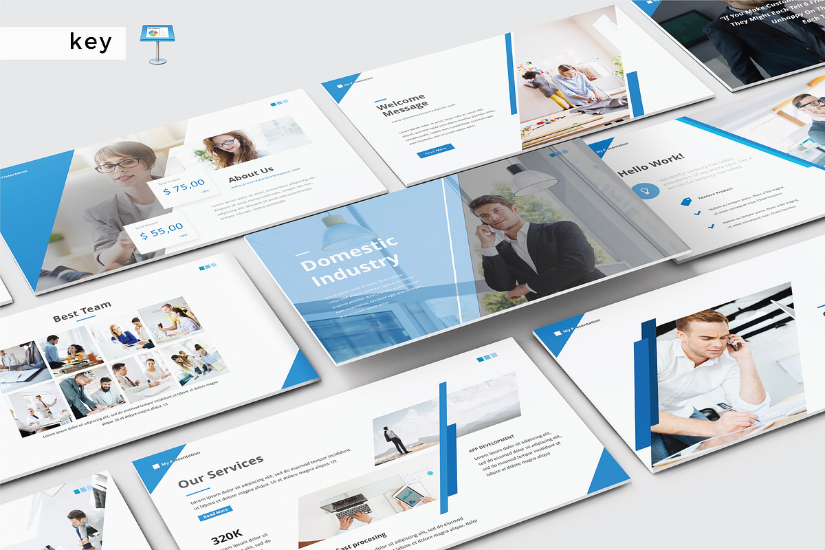 DOMESTIC INDUSTRY - Keynote Template in Keynote Templates - product preview 8