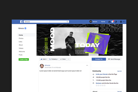 Bboyah Vol2 Facebook Cover Templates in Facebook Templates - product preview 6