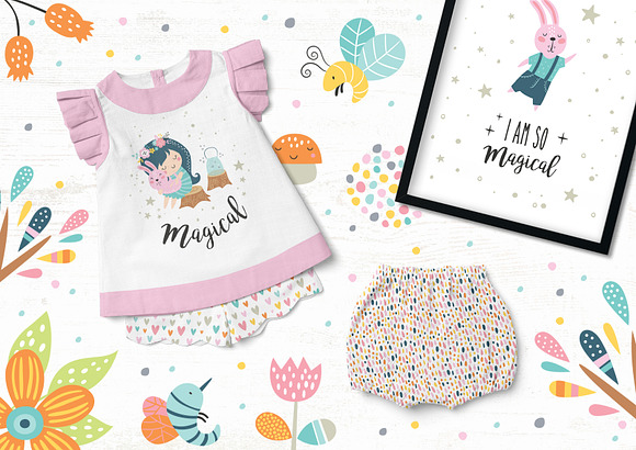 Woodland fairy set in Graphics - product preview 13