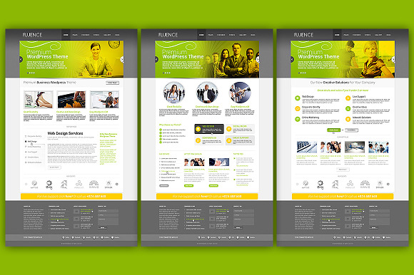 Clean PSD Website Template in Website Templates - product preview 1
