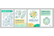 Learn and play design brochure