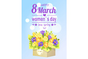 8 March Womens Love Spring Poster