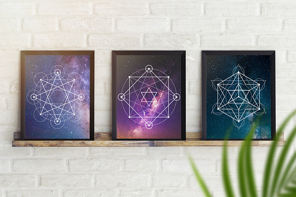 Sacred Geometry - 100 Vector Symbols in Illustrations - product preview 1