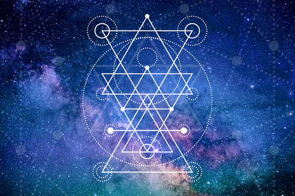 Sacred Geometry - 100 Vector Symbols in Illustrations - product preview 2
