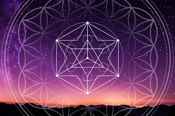 Sacred Geometry - 100 Vector Symbols in Illustrations - product preview 4