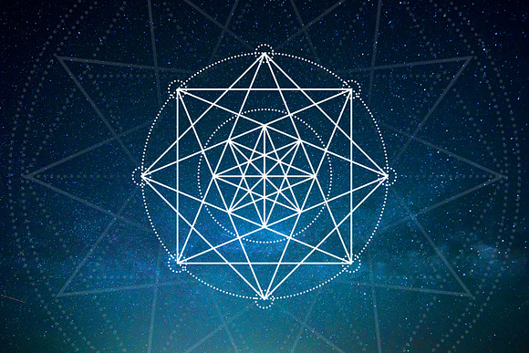 Sacred Geometry - 100 Vector Symbols in Illustrations - product preview 7