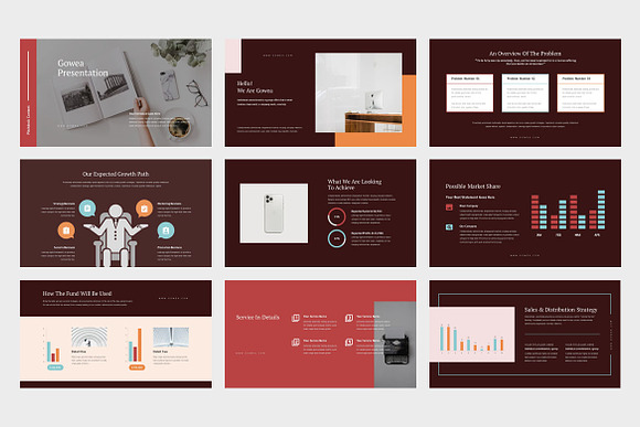 Gowea : Pitch Deck Powerpoint in PowerPoint Templates - product preview 7