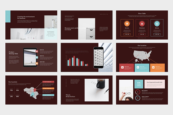 Gowea : Pitch Deck Powerpoint in PowerPoint Templates - product preview 9