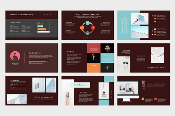 Gowea : Pitch Deck Powerpoint in PowerPoint Templates - product preview 11