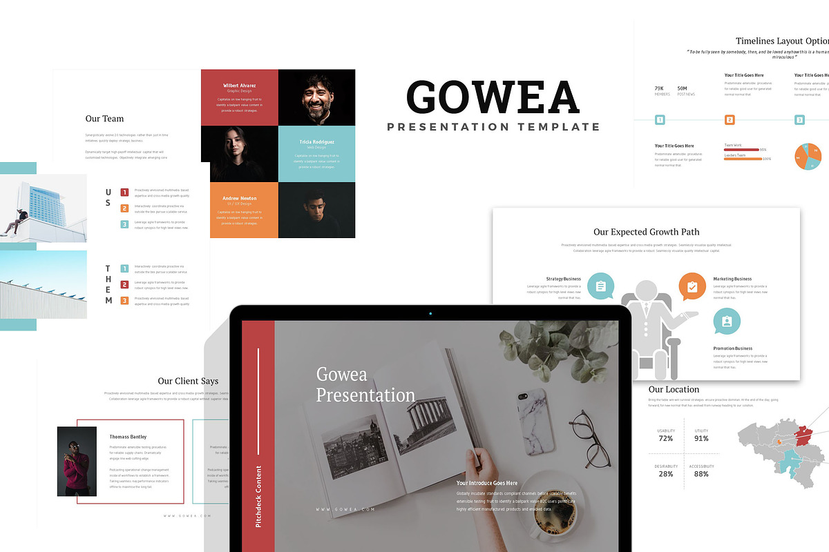 Gowea : Pitch Deck Keynote in Keynote Templates - product preview 8