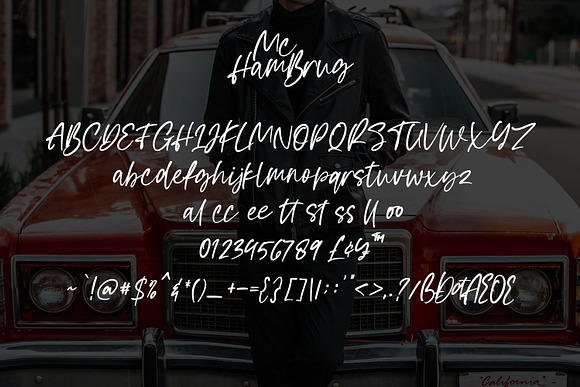 Mc Hambrug Typeface in Script Fonts - product preview 8