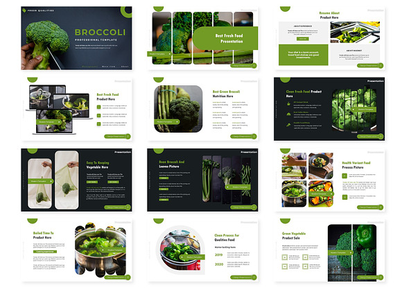 Brokoli - Powerpoint Template in PowerPoint Templates - product preview 1