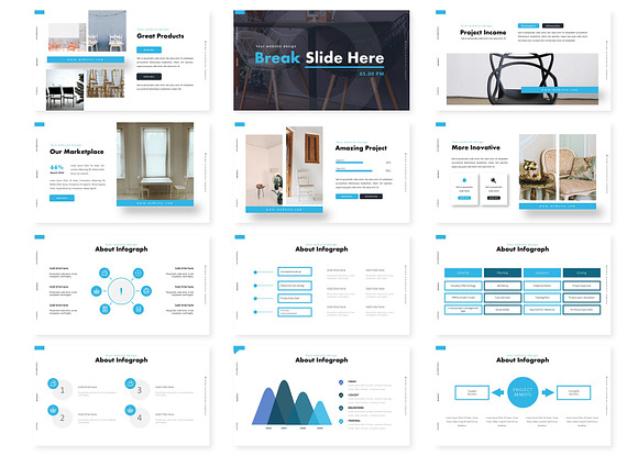 D'Chairs - Google Slides Template in Google Slides Templates - product preview 2