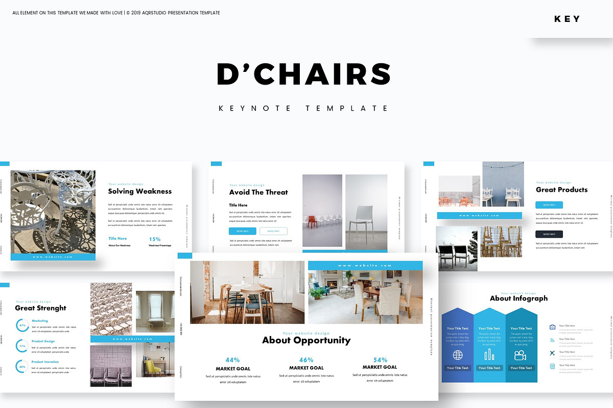 D'Chairs - Keynote Template in Keynote Templates - product preview 8