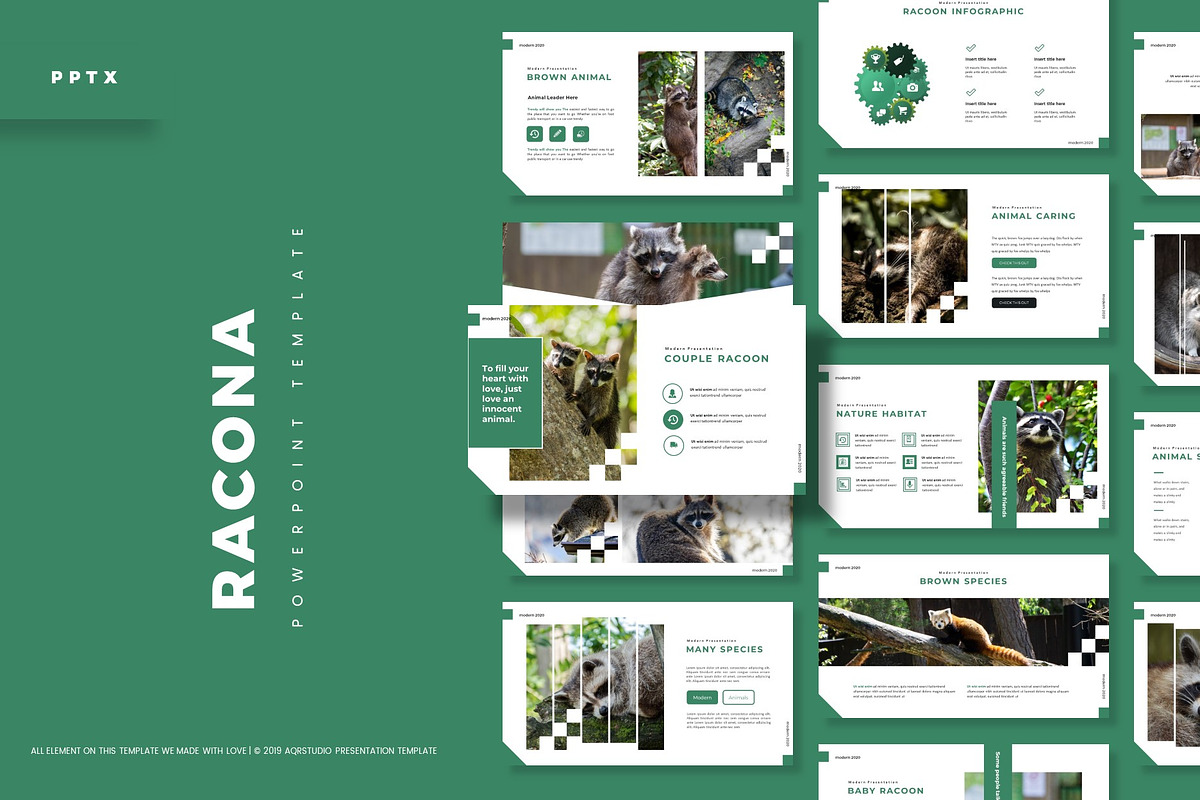 Racona - Powerpoint Template in PowerPoint Templates - product preview 8