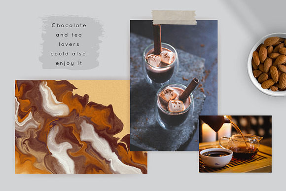 COFFEE ADDICTION. Backgrounds Set in Textures - product preview 5