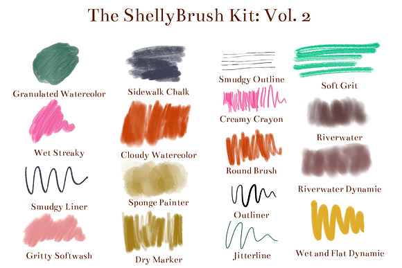ShellyBrush Procreate Brushes 2 in Add-Ons - product preview 1