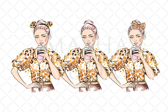 SWEET & WILD Clipart in Illustrations - product preview 1