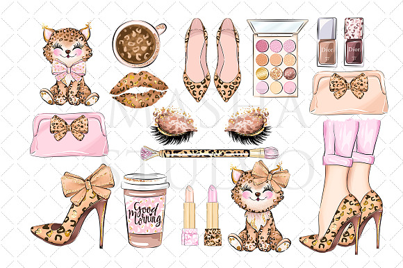 SWEET & WILD Clipart in Illustrations - product preview 3