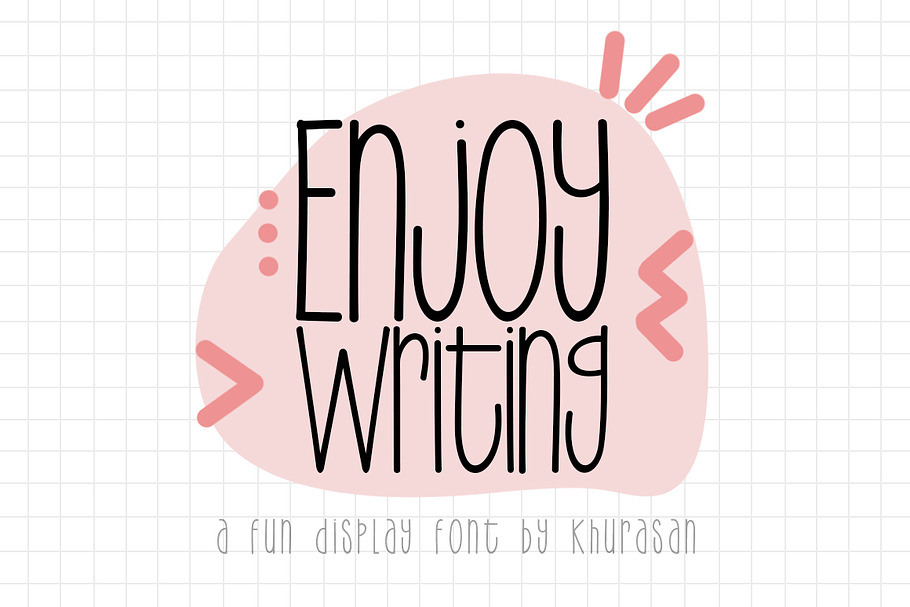 Enjoy Writing in Display Fonts - product preview 8