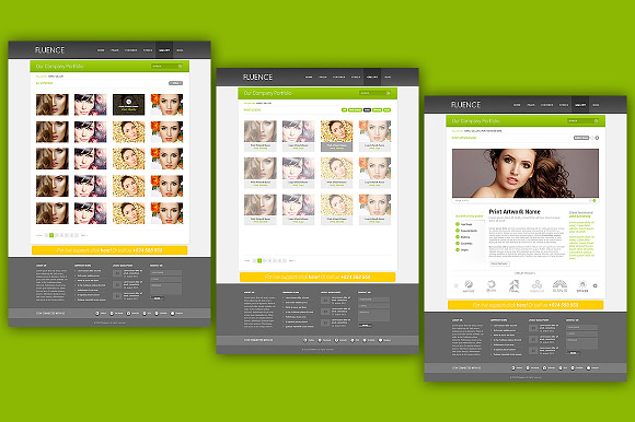 Clean PSD Website Template in Website Templates - product preview 3