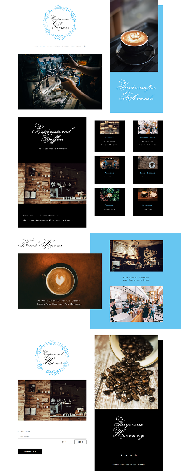 Esspressonal in WordPress Business Themes - product preview 2