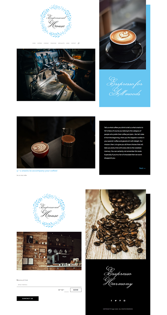 Esspressonal in WordPress Business Themes - product preview 7