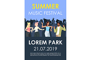 Summer music festival brochure