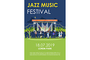 Jazz music festival brochure