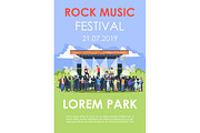 Rock music festival brochure