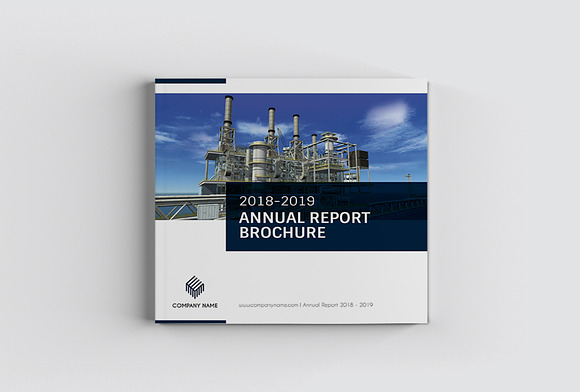 Factory Square Annual Report in Brochure Templates - product preview 1