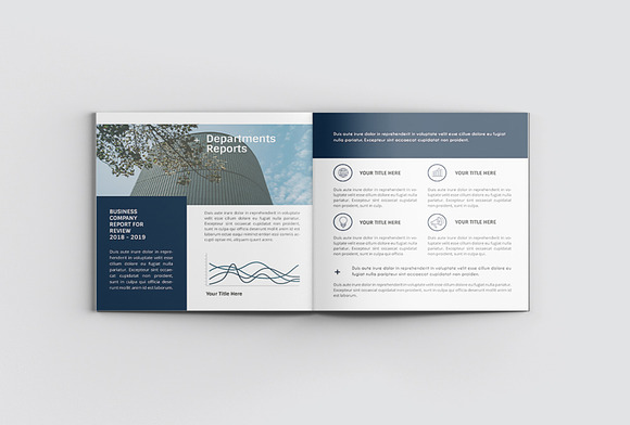 Factory Square Annual Report in Brochure Templates - product preview 5