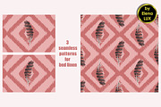 Seamless patterns for bed linen