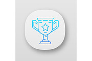 Gamer winning cup app icon